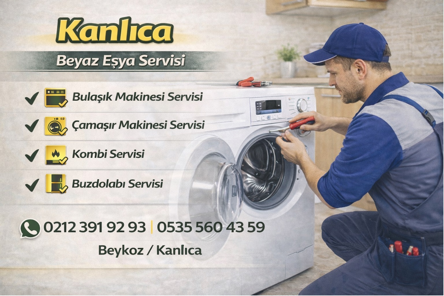 Beykoz Kanlıca Beyaz Eşya Servisi